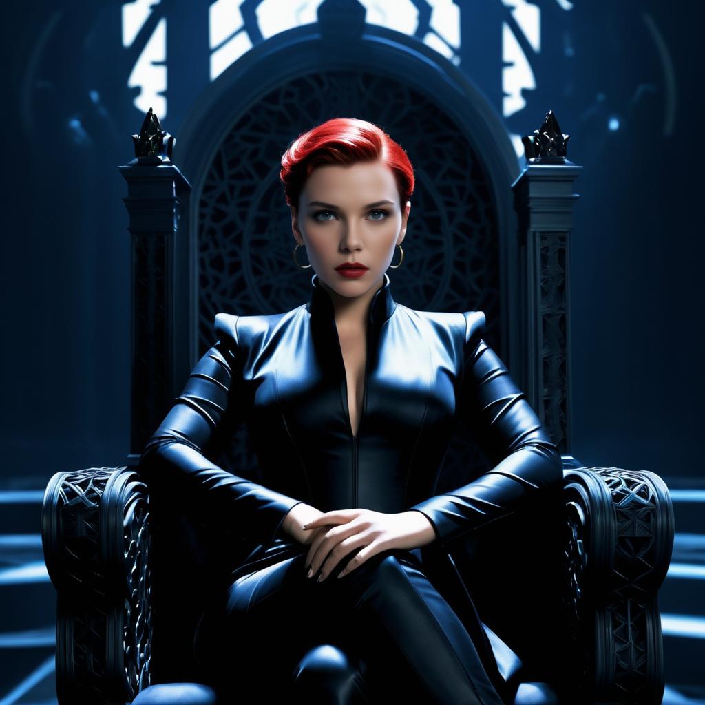 Scarlett Johansson as Stealthy Assassin Throne