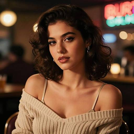 Seductive 80s Cantina Student Portrait