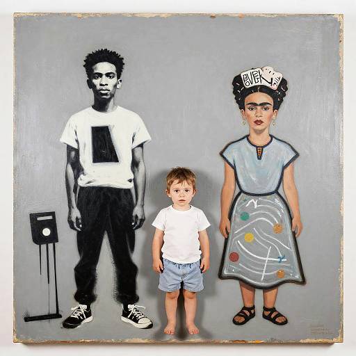 Psychedelic Urban Folk Love Collage