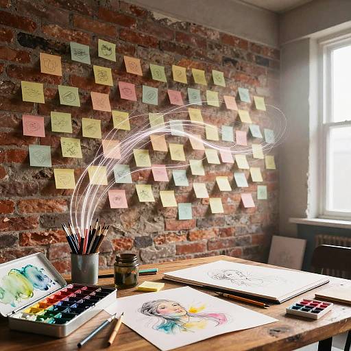 Rustic Loft Morning Art Jam