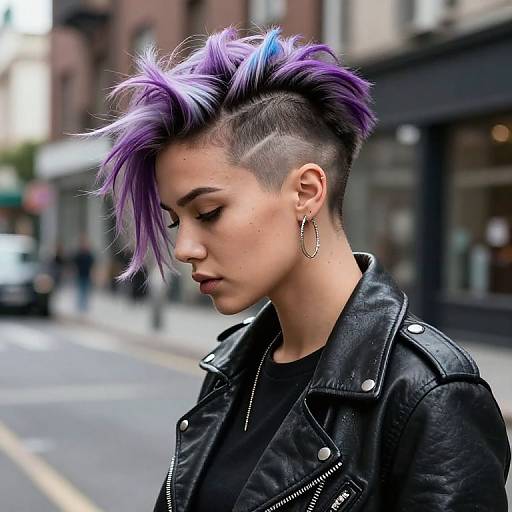 Edgy Biker Girl Hairstyles & Style