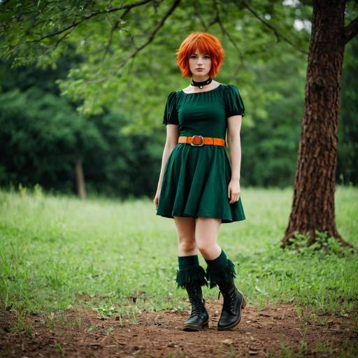 Deku-Inspired Outdoor Costume Portrait
