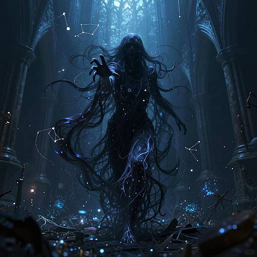 Night-Silk Wraith in Sunken Cathedral