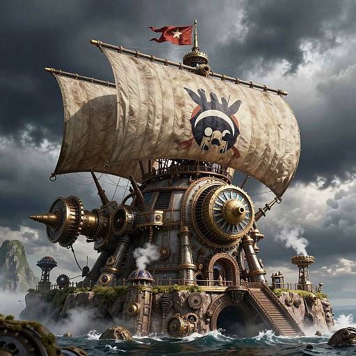 Futuristic Pirate Energy Generator