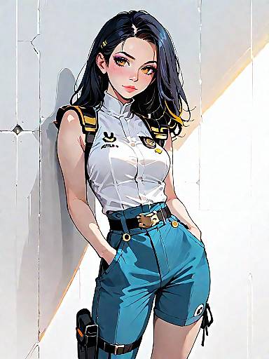 Cinematic Fashion in Golden Sunlight