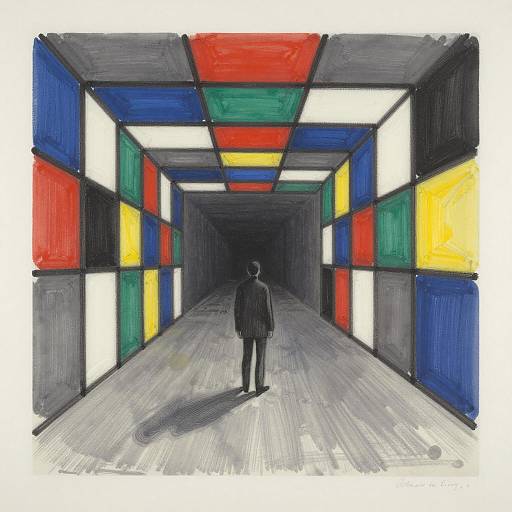 Surreal Abyss: Polarized Landscape Art