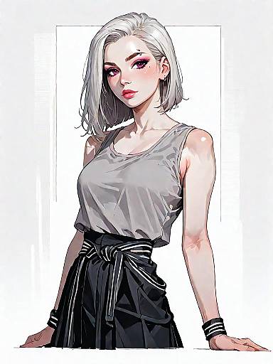 Casual Minimalist Woman Full Body Shot