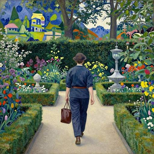 Braque’s 1890s Garden in Seurat Style