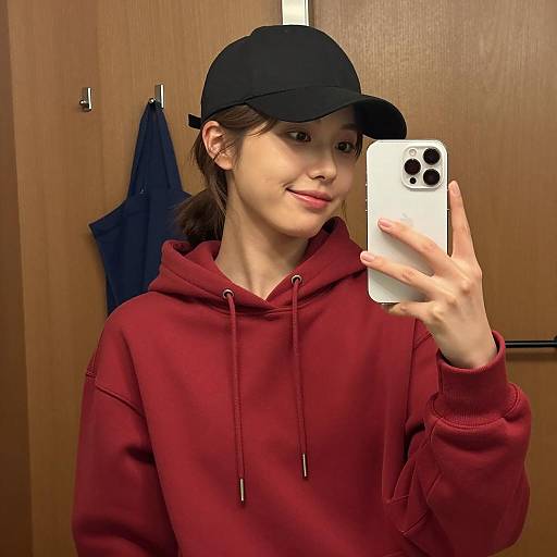 Selfie in Bathroom with Stylish Vibes