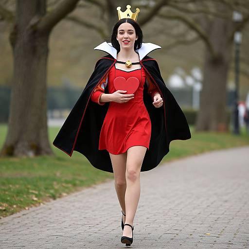 Queen of Hearts Running Costume
