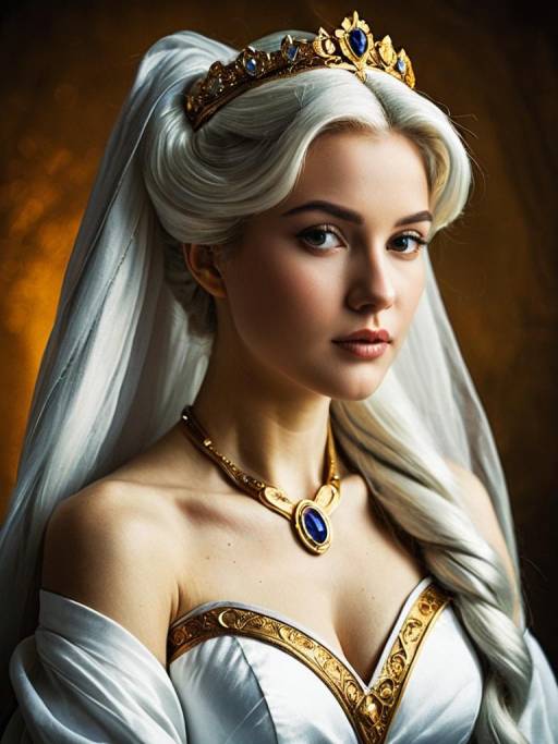 Stunning Queen Serenity Cosplay Portrait