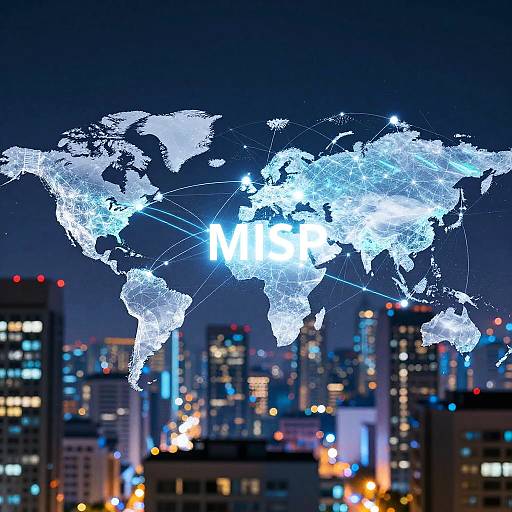 Glowing Cybersecurity Web Concept Art