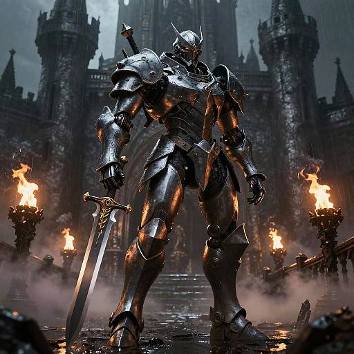 Dark Souls Inspired Armored Robot