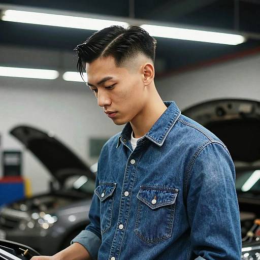 Slick Back Undercut in Workshop