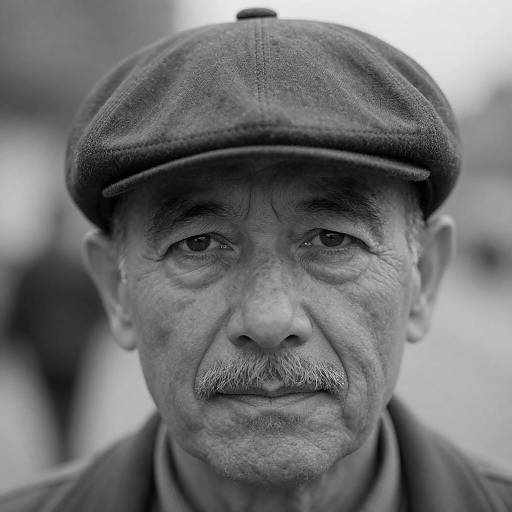 Close-Up Portrait of an Older Man