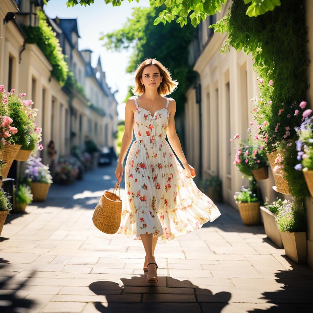 Candid Summer Daylight with Emma Watson