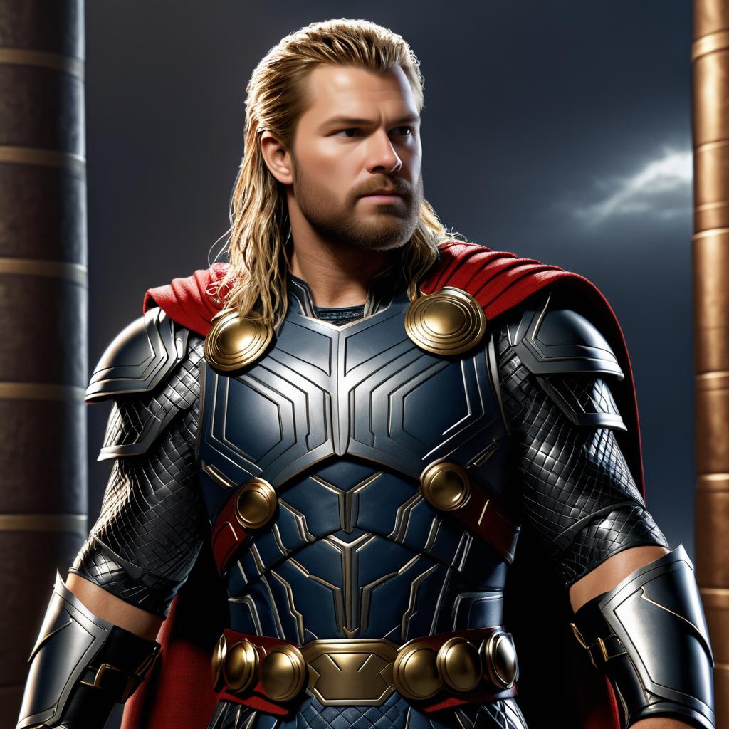 Photorealistic Thor: Marvel's Norse God