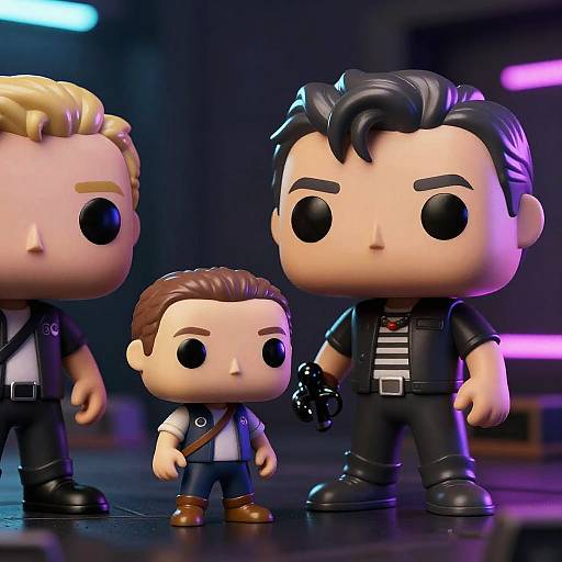 AI-Driven Cyberpunk Funko Pop Miniatures