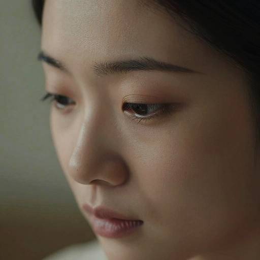 Hyper-Realistic Submissive Trustful Eyes