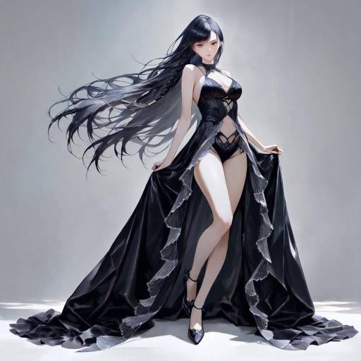Daring Fashionista in Elegant Lingerie Daring Fashionista in Elegant Lingerie