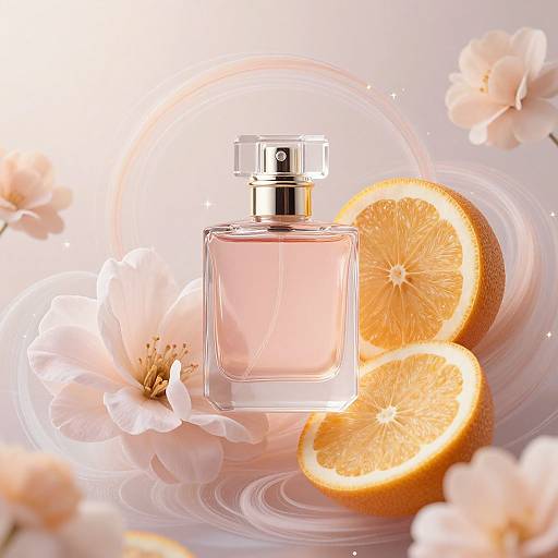 Ethereal Floral Citrus Perfume Concept