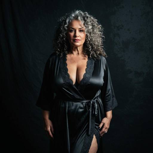 Sultry Lingerie Shoot with Mature Confidence