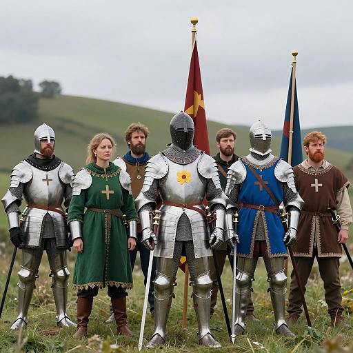 Epic Gathering of Medieval Warriors