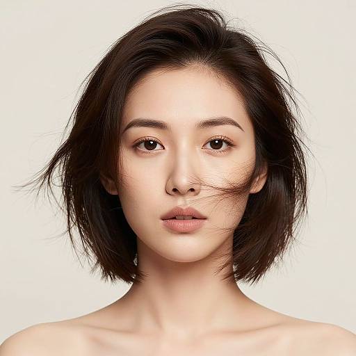 Realistic Hair Removal Portrait Edit