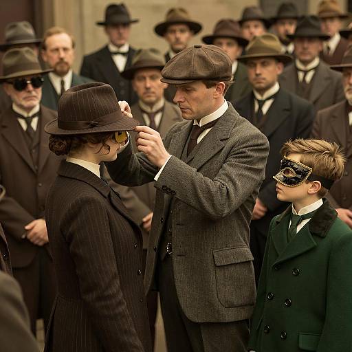 Charming 1920s Indoor Scene Capture