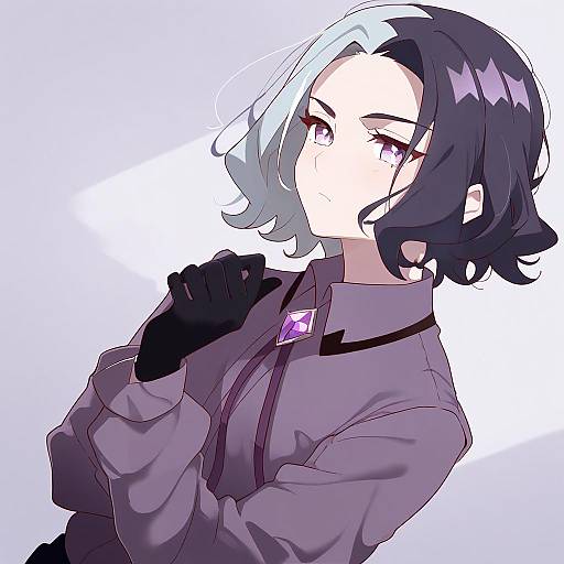 Illustration of Amethio (pokemon), pokemon in the style of Todding