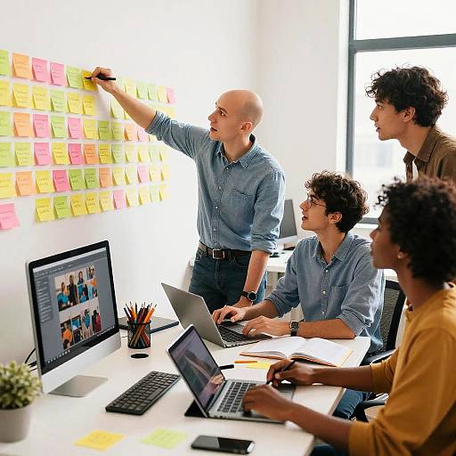 Dynamic Team Collaboration in Creative Workspace