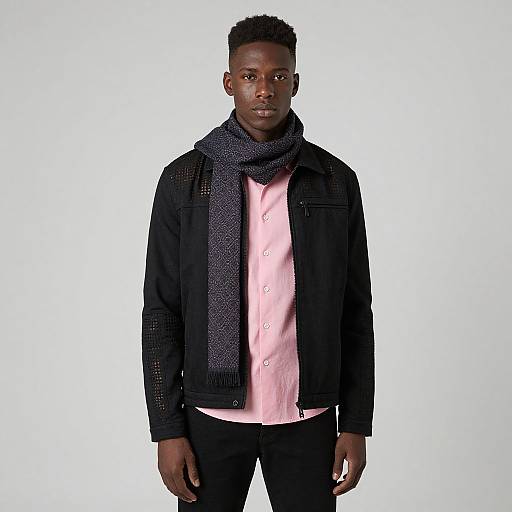 Man Wearing See-Through Costume