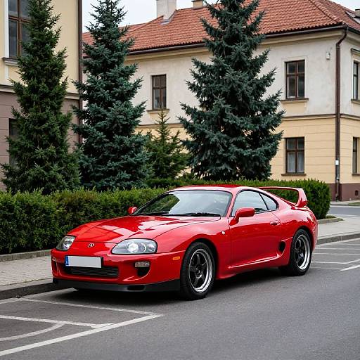 Red Toyota Supra MKIV Twin Turbo