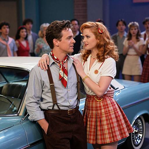 Dramatic Grease Musical Cinematic Scene