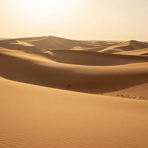 Serene Desert Dunes at Sunset