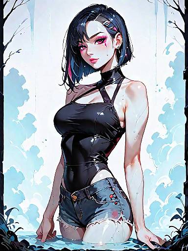 Dark Fantasy Nighttime Summer Style