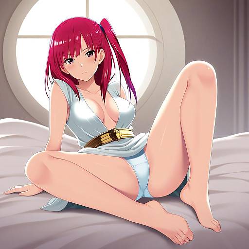 Illustration of Morgiana, magi the labyrinth of magic in the style of Eko