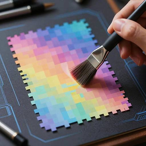 Digital Magic Brush Removing JPEG Artifacts