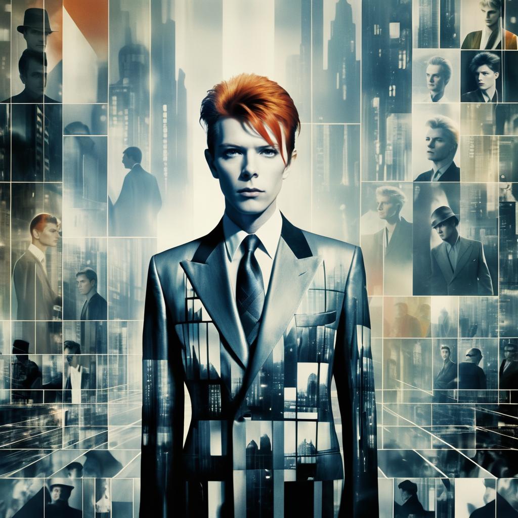 David Bowie in Metropolis-Inspired Collage