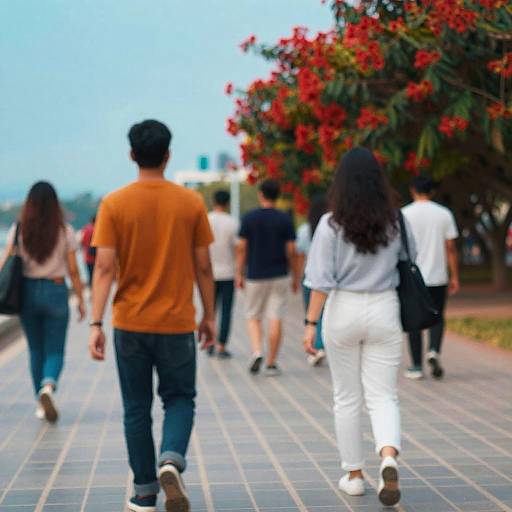 Surreal Group Walk on Colorful Grid