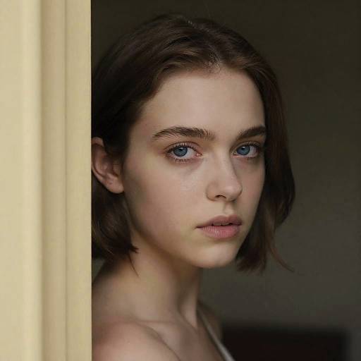 Intriguing Portrait of a Young Woman