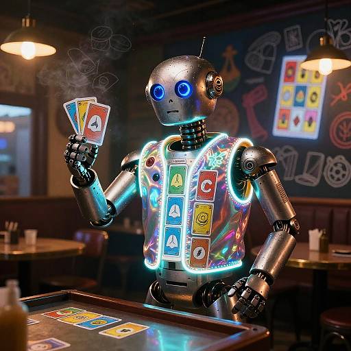 Holographic Lotería Card Dealer Android