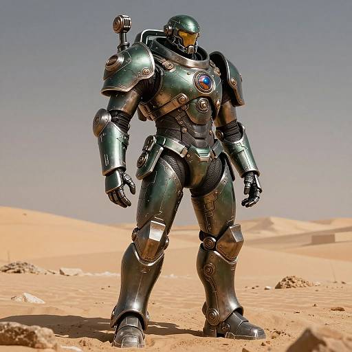 Futuristic Sardaukar-Inspired Desert Soldier