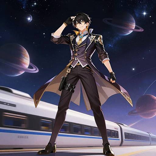 Honkai Star Rail Male Battle Stance