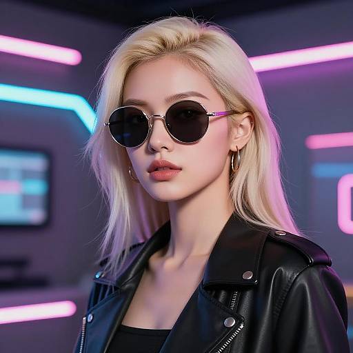 Futuristic Fashion with Neon Vibes