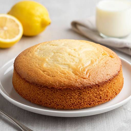 Simple Portuguese Milk Lemon Cake