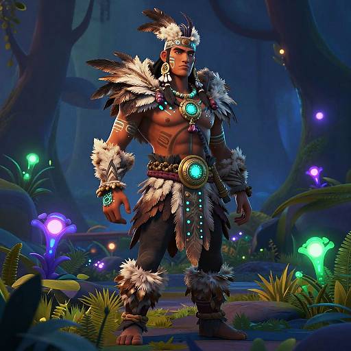 Mystical Shaman Fortnite Character Art