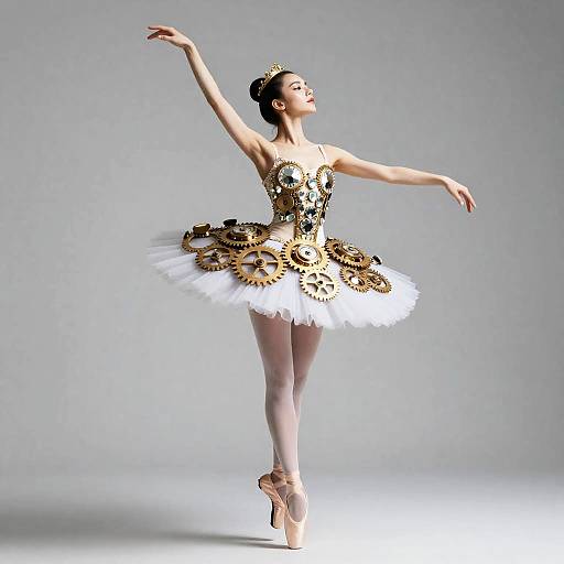 Surreal Clockwork Ballerina Fashion
