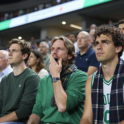 Crowded Stadium Audience Focused on Game