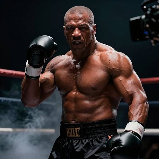 Rim Light Muscle Mike Tyson Fight